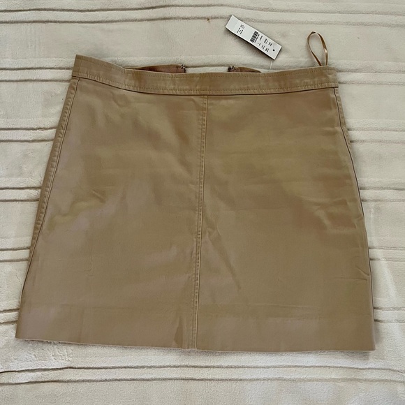 J. Crew tan mini skirt - Picture 1 of 4